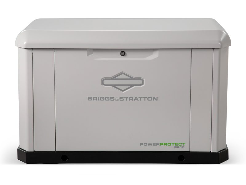 Briggs & Stratton 040756 PP18 PowerProtect 18kW Home Standby Vanguard Engine Generator Front