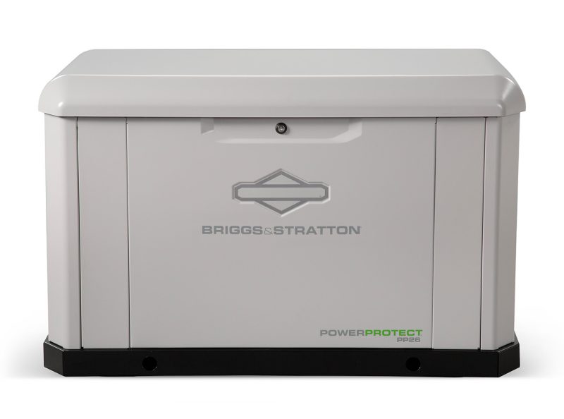 Briggs & Stratton 040806 PP26 PowerProtect Vanguard Engine 26kW Home Standby Generator Front