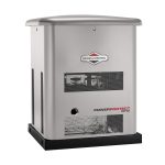 Briggs and Stratton PowerProtect Vanguard Engine 10kW Home Standby Generator Side